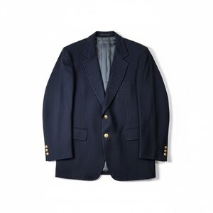Pendleton Navy Wool Blazer Gold Buttons Mens Sport Coat